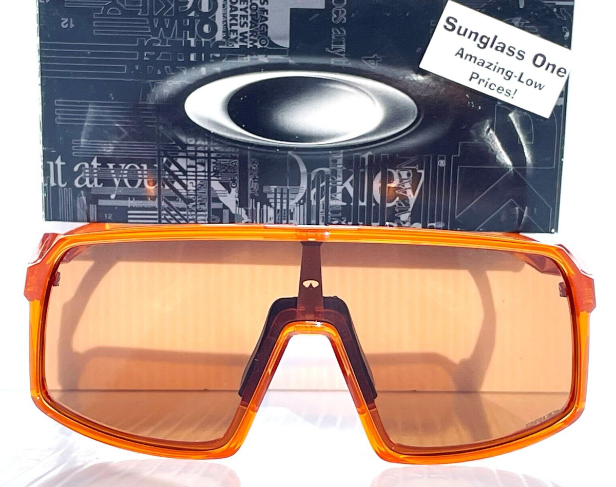 NEW Oakley SUTRO Translucent Orange PRIZM Brown Lens Sunglass 9406