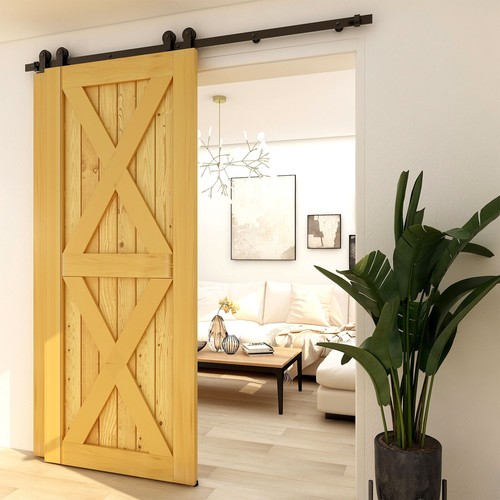 Sistema de puerta corredera CCJH rieles para bypass 2 puertas (una sola cara) puerta corredera 1-4M - Imagen 9 de 35