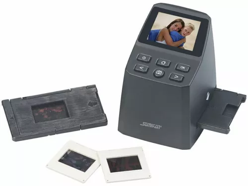 Somikon Stand-Alone-Dia- und Negativ-Scanner mit 16-MP-Sensor, 4.920 dpi, NEU