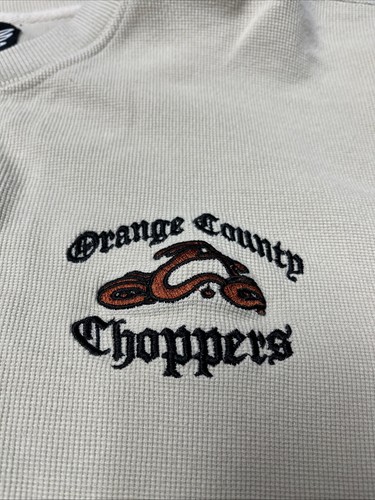 VTG Y2K Orange County Choppers Tan Thermal Long Sleeve Men’s SZ 2XL Grunge - Picture 5 of 12