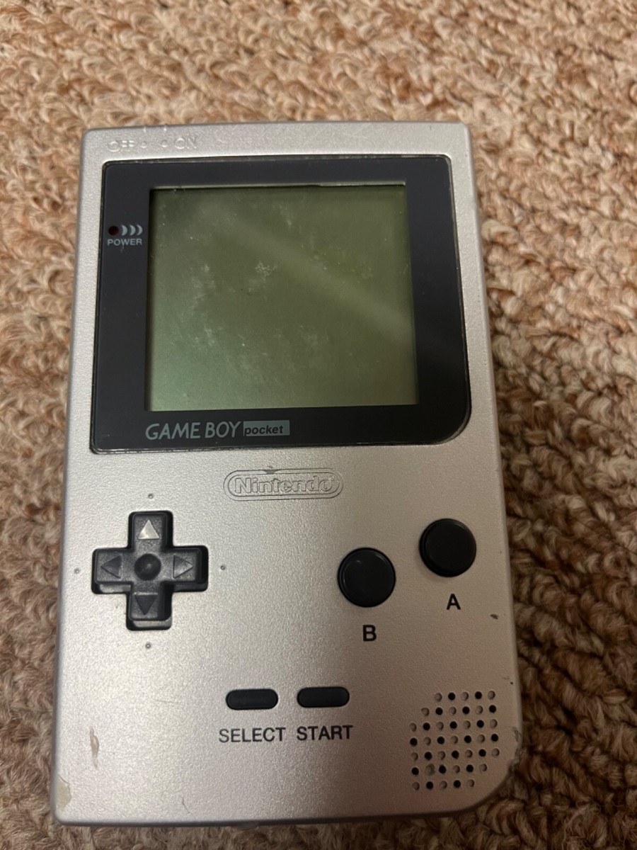 VTG Nintendo Game Boy Pocket Silver Handheld Model MGB-001 VTG Nintendo Game Boy Pocket Silver Handheld Model MGB-001