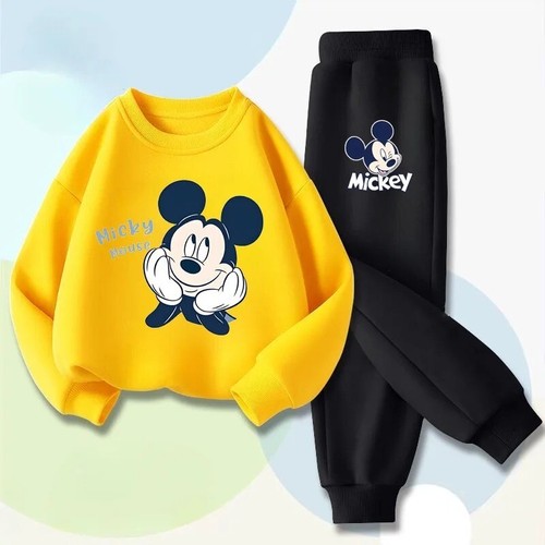 Pigiama Disney Topolino bambini inverno ragazzi Minnie Topolino set outfit - Foto 8 di 10