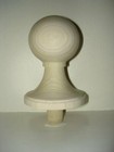 WOOD FINIAL UNFINISHED FOR BED OR FURNITURE  FINIAL #64