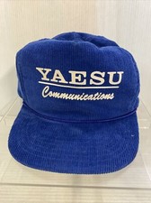 Yaesu Communications Snapback Truckers Hat Rope Corduroy Blue Cap Ham Radio