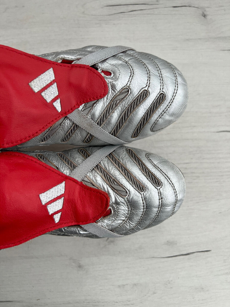 Adidas Predator Pulse FG Red Silver Football Boots Cleats Adidas Predator Pulse FG Red Silver Football Boots Cleats