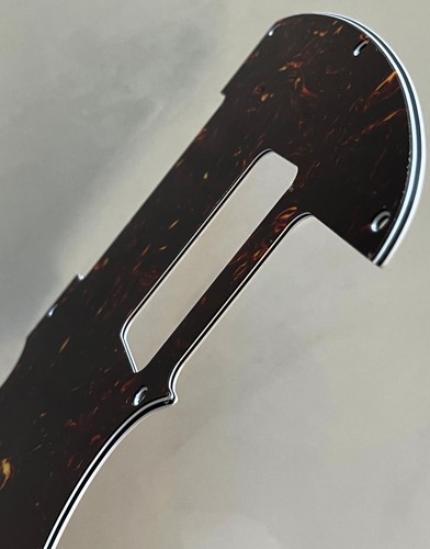 Custom For Fender 62 Telemaster With TV Jones Pickups Guitar Pickguard Tortoise - Picture 3 of 4
