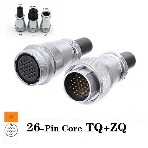 WS28 26pin TQplug+ZQ circular docking socket aviation plug industrial connection - Picture 24 of 37