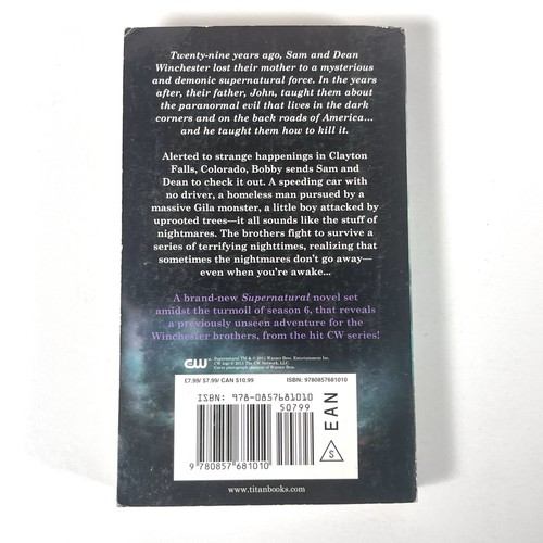 Supernatural - Night Terror by John Passarella (2011, Mass Market) GOOD - Picture 3 of 8