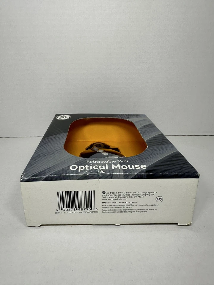 GE Mini Retractable Optical Travel Mouse General Electric - New Sealed - Image 3 of 4