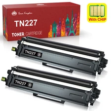 2 Toner for Brother TN227BK TN223BK MFC-L3770CDW HL-L3270CDW HL-L3290CDW Black