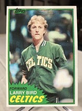 1981 Topps Larry Bird Card #4 - HOF Celtics Legend B13