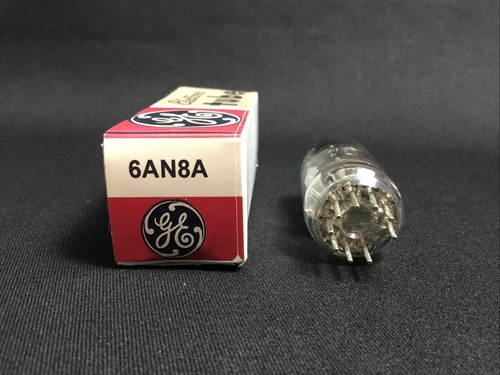GE 6AN8A Vintage AUDIO AMPLIFIER Radio VACUUM TUBE USA Tested 7.7152-D - Afbeelding 3 van 4