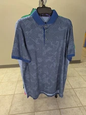 NWT MEN'S GREYSON TONAL SCAPE POLO, SIZE: L, COLOR: CLOUD (M16)