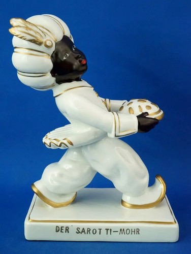 Der Sarotti (Arab) Mo-hr German Advertising Porcelain mod. Hugo Meisel 1900 20th - Picture 2 of 24