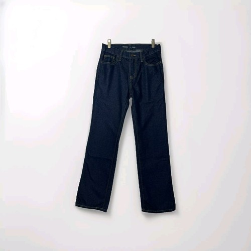 Old Navy Jungen gerade Jeans Größe 14 integriert robust verstellbarer Bund dunkelblau