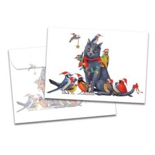  - Season's Greeting Cards - Artful Designs - 10 Cards + Matching Envelopes - 