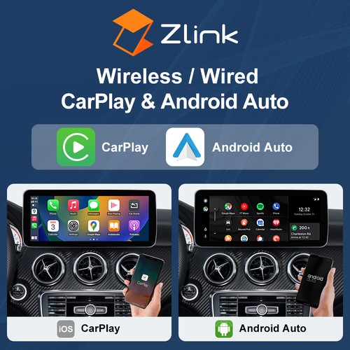 Pantalla multimedia Android 13 Carplay para Mercedes Benz GLA CLA A B Clase NTG 4.5 - Imagen 3 de 11