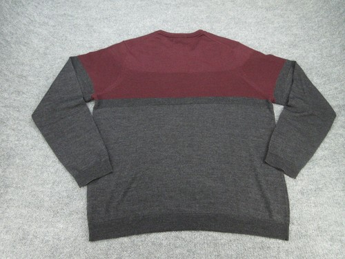 Apt 9 Sweater Adult XXL Gray Purple Soft Long Sleeve Pullover Mens 2XL NEW NWT - Picture 7 of 19