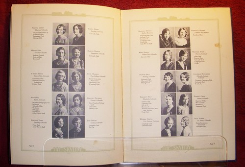 Skyline Yearbook 1931 Denver Womans College Colorado Genealogy - Picture 9 of 12
