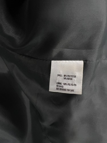 CALVIN KLEIN Grey Blazer Jacket Women Size 6 - XS - Picture 5 of 9