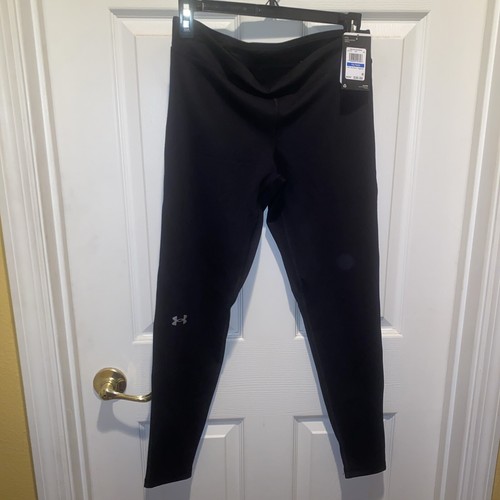 NEW UNDER ARMOUR, BLACK MOTION SOLID CROP LEGGINGS , SIZE YOUTH XL,SEE PICS. - Picture 6 of 8