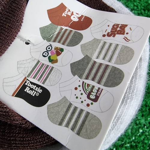 Pickle & Dot Assorted Candy Socks 10-Pair Pack Tootsie Roll Blow Pop New (A30) - Picture 4 of 8