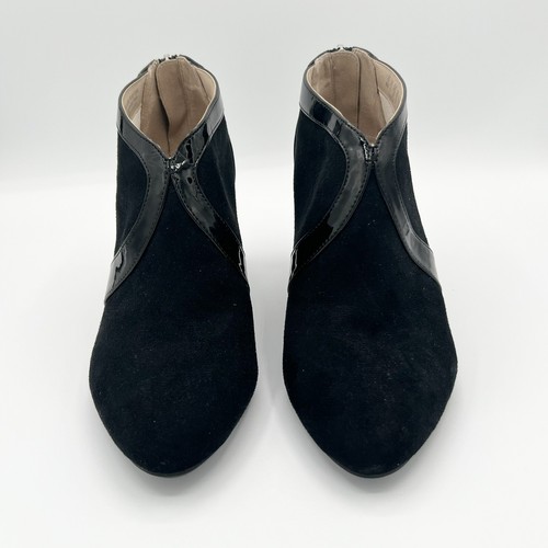 Life Stride Women’s Glamour Boots Size 8 Black Faux Microsuede Ankle Booties - Picture 3 of 7