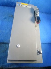 ALLEN-BRADLEY NEMA SIZE 0 COMBINATION STARTER 512-AAB-24R/509-A0B 3PH 18A 1 Y WA