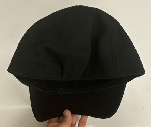 New Era Medium-Large Cap Black Blank Plain Hat Baseball Embroidery Blank - Picture 3 of 4