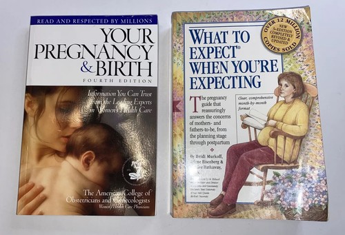 Two Pregnancy Books - What to Expect, Your Pregnancy & Birth - Picture 1 of 12