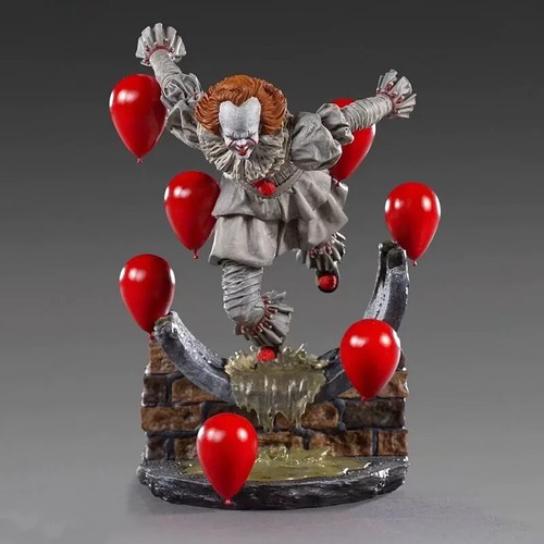 Figura de acción de 21 cm de la película Stephen King's IT Pennywise Joker figura de anime hierro - Imagen 25 de 26