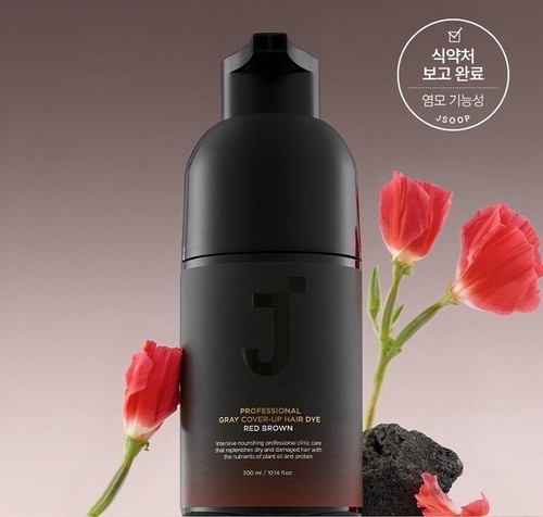 J.Soup Professional Cover-Up Gray Hair Dye 300ml / Black, Natural Brown - Picture 3 of 15