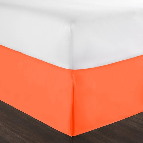 Solid Egyptian Cotton Awesome Drop Length 1 PC Bed Skirt AU Single Size - Foto 44 di 46