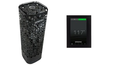 Amerec Himalaya 9 KW Sauna Heater with rocks and Elite Digital Control