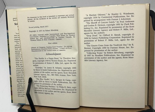 The Science Fiction Bestiary : Nine Stories of Science Fiction Signed Vintage C5 - Foto 7 di 12
