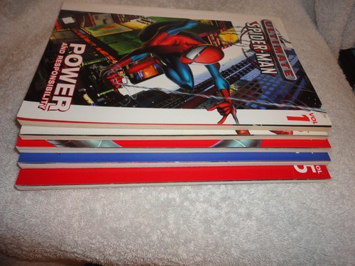 Ultimate Spider-Man Vol 1-5 TPB Paperback Set Bendis Bagley - 第 16/18 張圖片