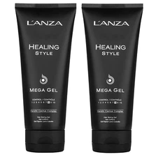 2 PACK  Lanza Healing Style Mega Gel 200ml / 6.8oz