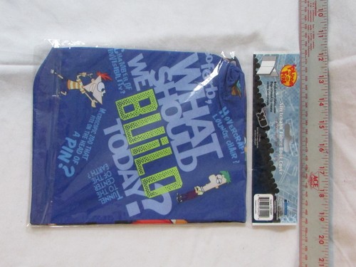 Cubierta de libro PHINEAS y FERB NUEVO DE STOCK tela elástica paquete sellado Disney limpio - Imagen 12 de 12