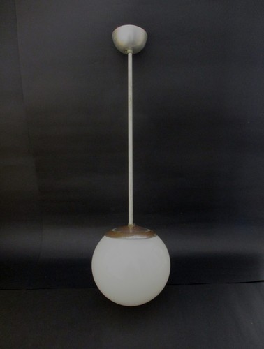 ✅ LAMPADARIO A SFERA BOULE BAUHAUS ANNI 30 DESIGN CHANDELIER VINTAGE - 3368 - Picture 2 of 7