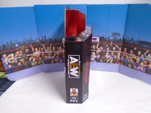AEW Wardlow Unrivaled PPV Series Figure Jazwares All Out TNT Title Brand New - Picture 4 of 6