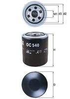 Mahle OC 540 ÖLfilter FüR Hyundai KIA