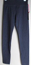 Justice Girls Gray Full Length Leggings Size M 10 NWT