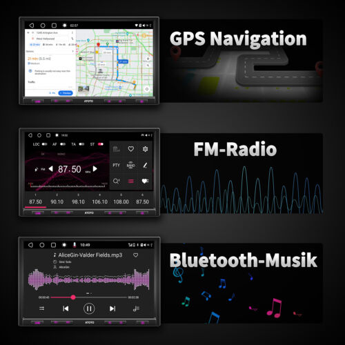 ATOTO S8 Pro 10.1 Zoll 2DIN Android Autoradio GPS 4G Modem CarPlay&Android Auto - Bild 6 von 13