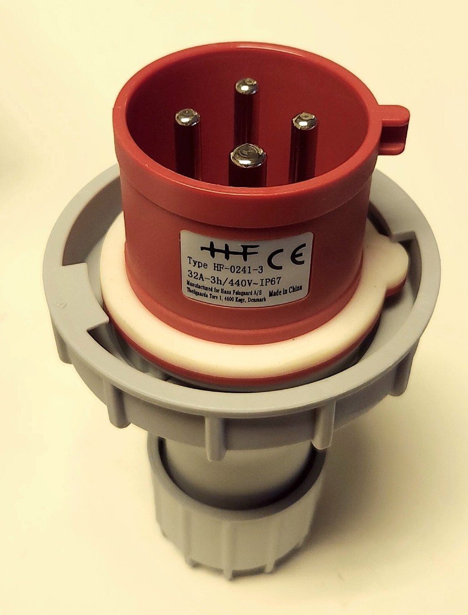 STAR COOL 818559A Type HF 0241 3 POWER PLUG 32 AMP 440 VAC