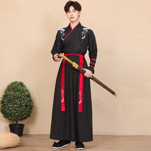 Ming-Dynastie Hanfu Männer verbesserte chinesische alte Kleidung Unisex Erwachsene weiblich männlich - Bild 15 von 27