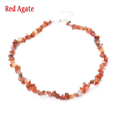 Long 20 Inch Natural Crystal Quartz Chips Gemstone Beads Strand Necklace - Picture 24 of 28