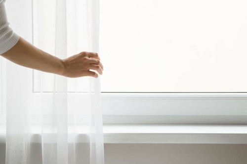 Gardinen Halbtransparent Vorhang Weiß mit Bleiband und Kräuselband Gardinen - Bild 3 von 12