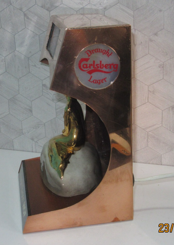 Original Carlsberg Draught Export HOF beleuchtete Bar-Top Display Leuchte - Bild 11 von 15