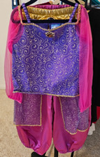 Disney Store Girls Princess Jasmine Purple and Pink Costume Size Medium 7-8 