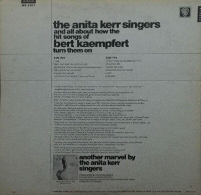 洋楽 Anita Kerr / Bert Kaempfert Turns Us on Bert Kaempfert Turns Us On - Album by Anita Kerr Singers